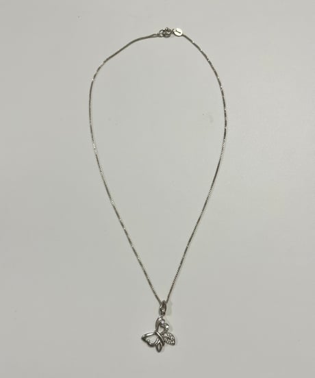 【USED】 Italy Silver925 Butterfly Necklace /241026-041