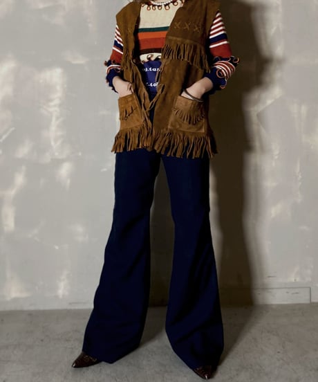 【USED】 Suede Vest  / 201125-004
