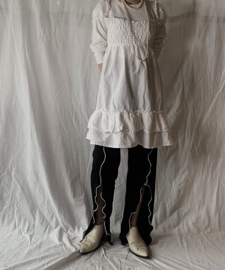 【USDE】 Ｗhite Cotton Camisole/210324-42