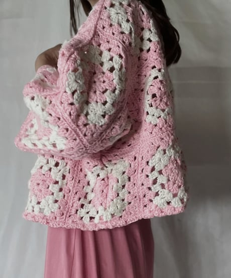 【RE;CIRCLE】 RE Granny Knit Top①/211014-001