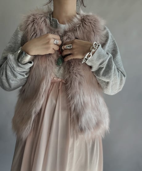 【USED】 CHEROKEE Fake Fur Vest / 240101-038