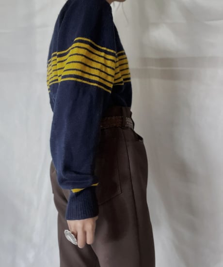 【USED】  Knit L/S Top A/211014-060