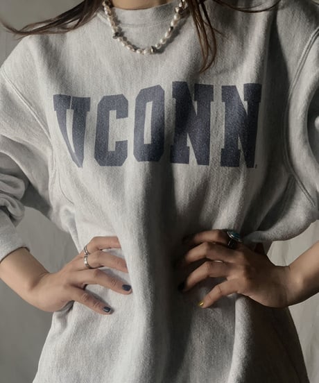 【USED】   Champion Reverse Weave Sweat UCONN/210516-022