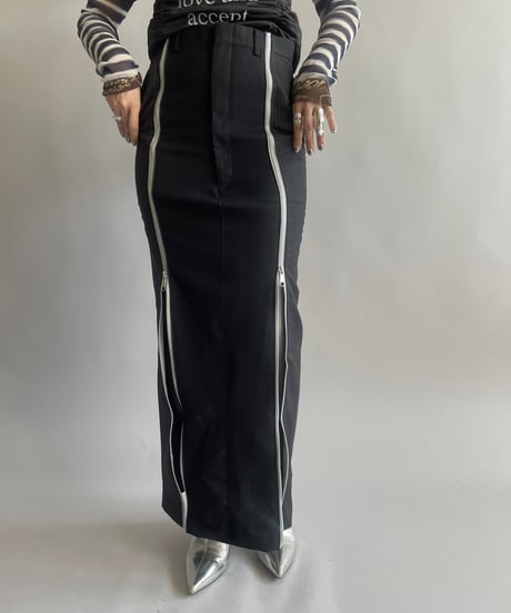 【RE;CIRCLE】 Re Front Zip Skirt/ 241003-001