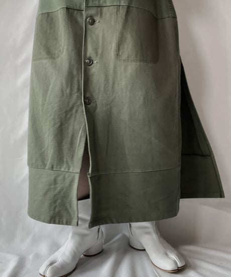 【RE;CIRCLE】  RE Fatigue One-piece Shirt①/20210819-044