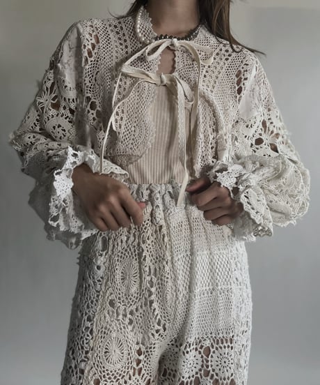 【RE;CIRCLE】 RE Crochet Bolero / 220623-017