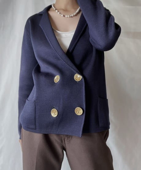 【USED】   Dead Stock Knit Jacket/210930-032