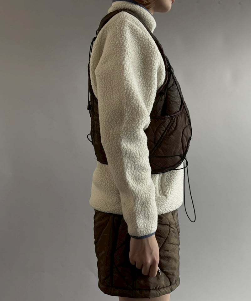 RE;CIRCLE】 RE Liner Code Vest Brown / 251009-0