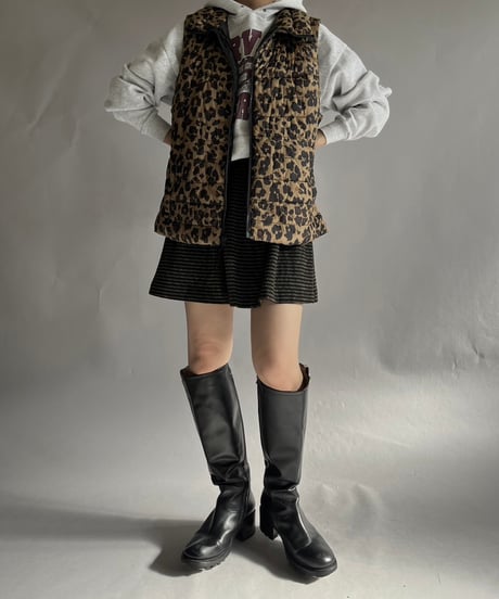 【USED】 Border Lame Mini Skirt/ 241214-022