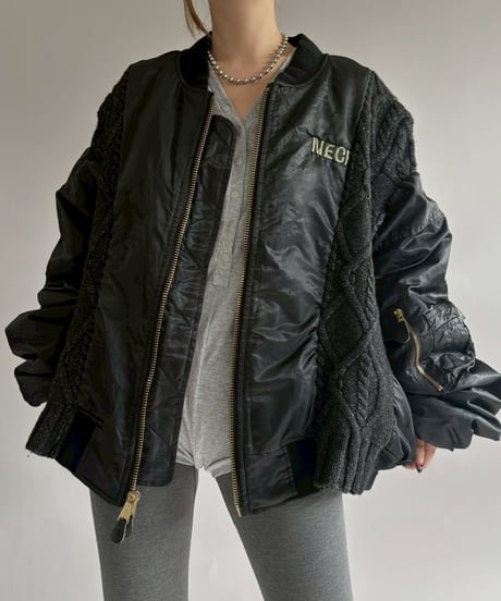 【RE;CIRCLE】 RE MA1 × Alan Knit Jacket / 251225-004