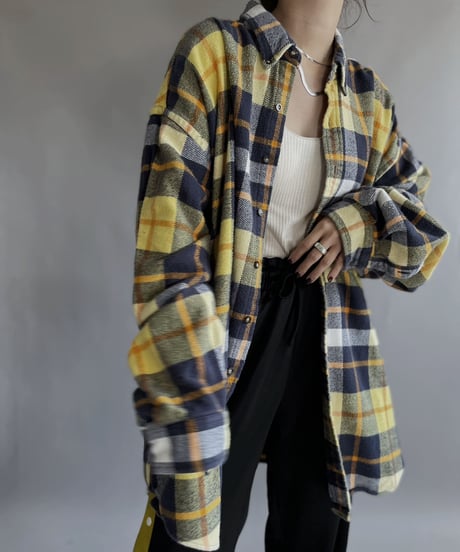 【USED】  Checked Flannel Shirt / 221119-003