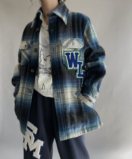 【RE;CIRCLE】 RE Wappen Check Shirt / 221103-016