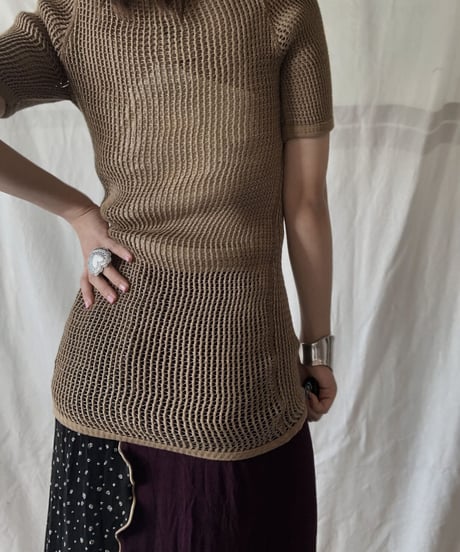 【UESD】  Mesh Army Top/210611-036
