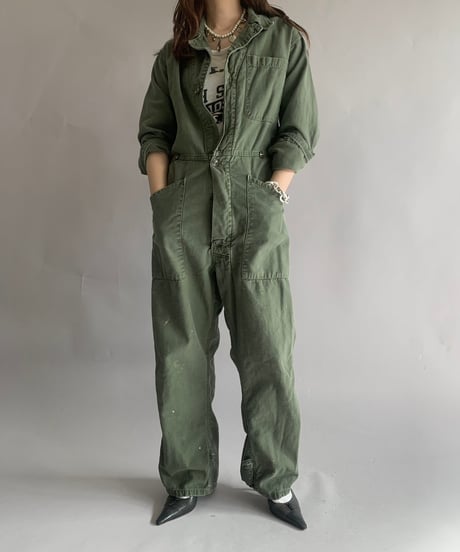 【USED】 Military Jump Suit  /241109-037