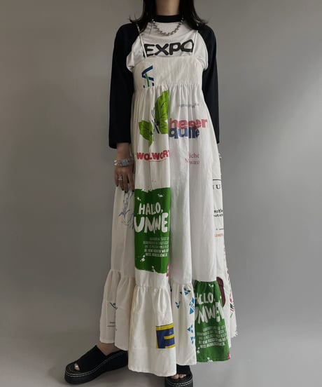 【RE;CIRCLE】RE Eco-Friendly Bag Camisole Long One-piece / 230622-026