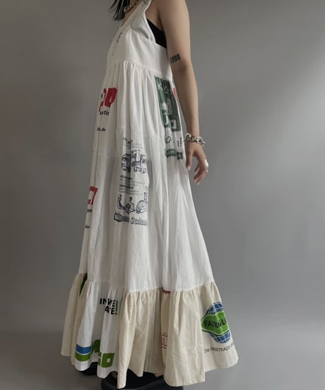 【RE;CIRCLE】RE Eco-Friendly Bag Camisole Long One-piece / 230622-010