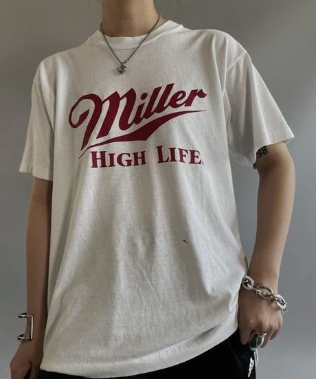 【USED】 Made in USA Miller S/S T-Shirts / 230805-019