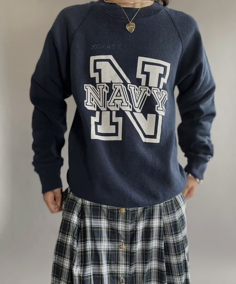 【USED】 Navy Sweatshirt / 220903-003