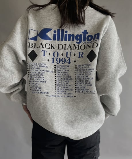 【USED】 Hanes Black Diamond Long Sleeved Sweat Shirt / 230311-021