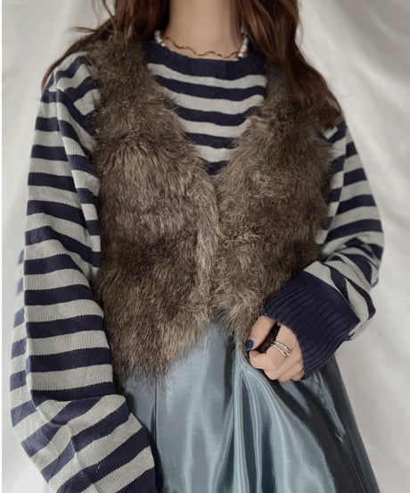 【USED】 Fur Vest / 220107-009