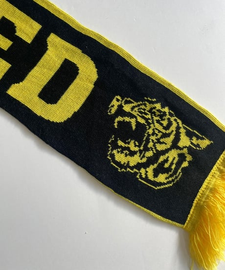 【USED】 Knit Soccer Muffler Yellow × Black / 230206-030