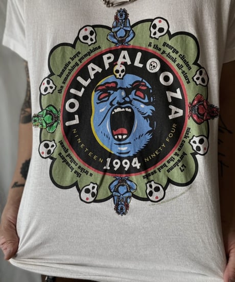 【USED】 S/S T-shirt LOLLAPALOOZA '94  /210617-053