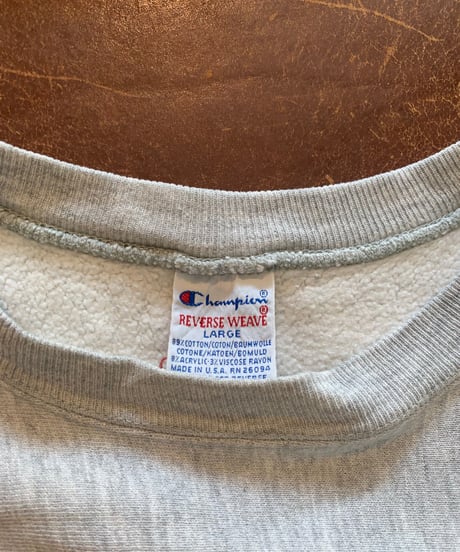 【USED】90's USA Champion Reverse Weave Sweat One Point /210213-005