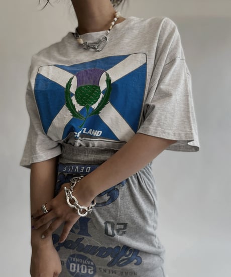 【USED】 T Shirt "Scot Land" / 220806-022