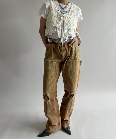 【RE;CIRCLE】RE Crochet Short Vest / 250515-004