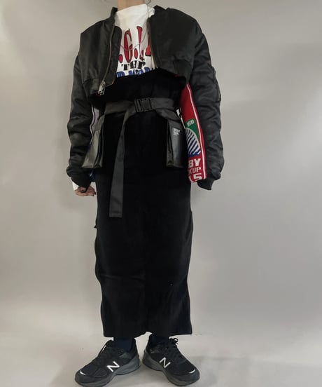 【RE;CIRCLE】 RE MA1×Soccer Muffler Short Jacket / 240118-012
