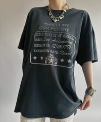 【USED】 GILDAN THIS IS MY GUN PERMIT T-Shirt / 260627-029