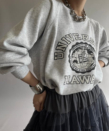【USED】 HAWAII L/S Raglan Sweat Top /240928-020