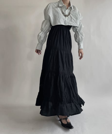 【RE;CIRCLE】 RE Short Striped Shirt / 220609-006