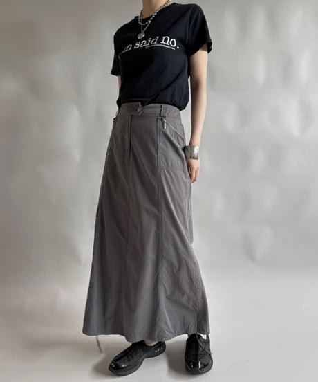 【USED】 RESIZED 00s GILDAN Mom said no. T-Shirt / 250830-013