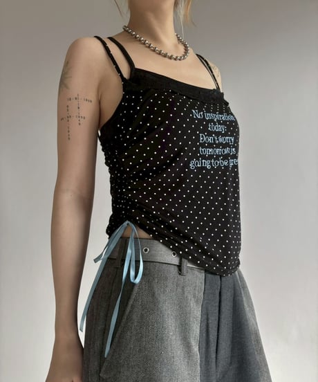 【RE;CIRCLE】 RE Mellow Non asleep cami  / 260122-004
