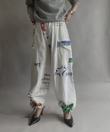 【RE;CIRCLE】RE Eco-Friendly Bag Rraw Cord Pants / 230427-019