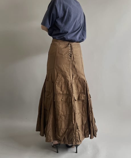 【USED 】Cordelia Design Multi Pocket Long Skirt/ 240429-015