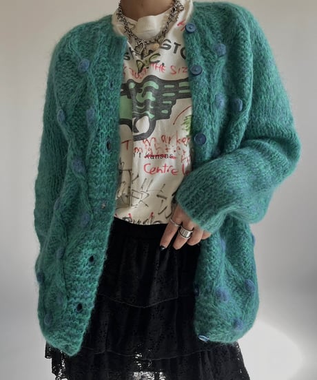 【USED】 Pattern Knit Cardigan /250111-011