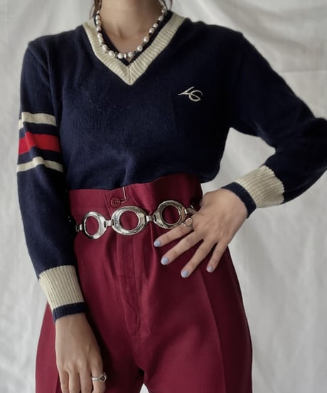 【USED】   Knit L/S Top②/211020-058