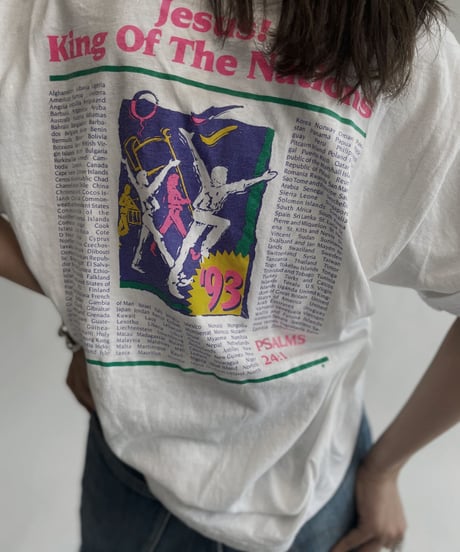 【USED】 '93 March for jesus T Shirt / 220806-008