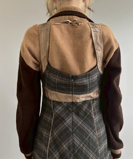 【USED】 bebe Plaid N/S One-Piece /260117-006