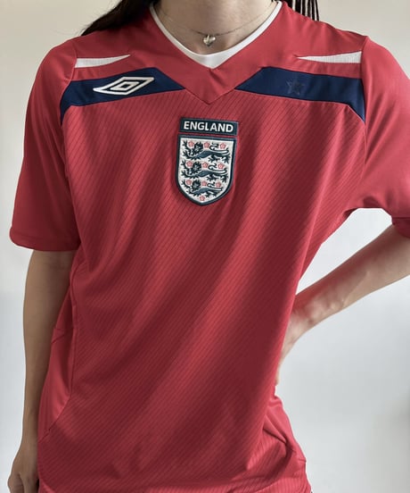 【USED】 UMBRO 08~10's ENGLAND Soccer Shirt/ 250607-055