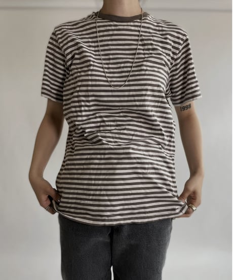 【USED】 BANANA REPUBLIC Short Sleeve Striped T-shirt / 220521-012