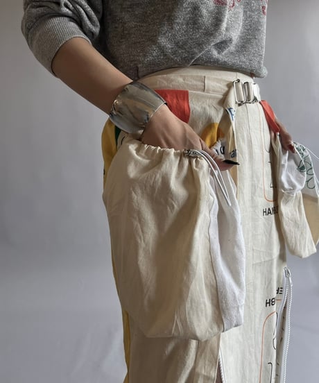 【RE;CIRCLE】RE Eco-Friendly Bag Belt Bag Skirt  / 240905-035