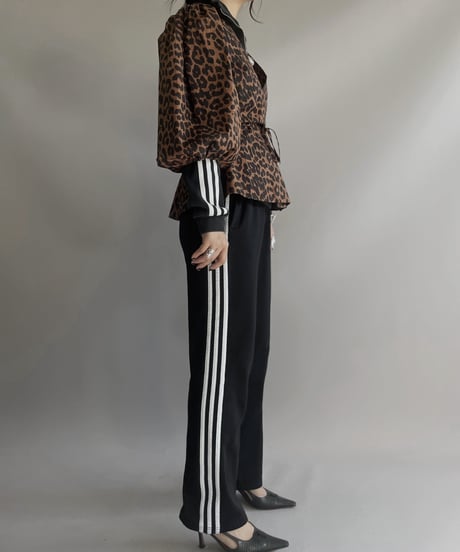 【USED】GANNI L/S Leopard Patterned Top / 231125-004
