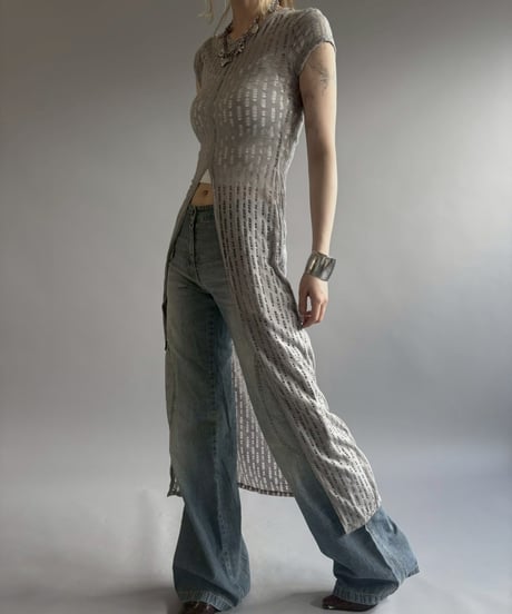 【USED】 Openwork Knit One-Piece / 260613-017