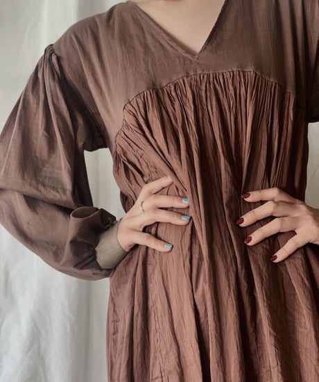 【RE;CIRCLE】 Remake Indy Cotton MUJI one-piece①/210331-001