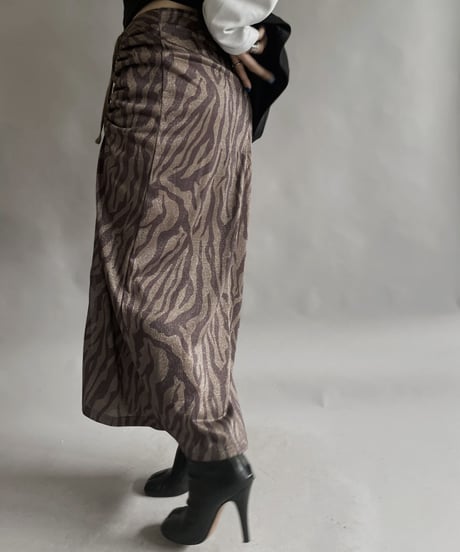 【USED】 Glitter Long Skirt / 230401-036