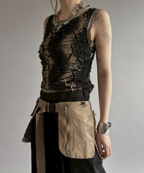 【RE;CIRCLE】  RE Fishing Vest Belt Bag / 260528-014