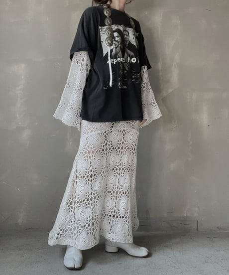 【RE;CIRCLE】 RE Crochet L/S Top⑩/20220317-019